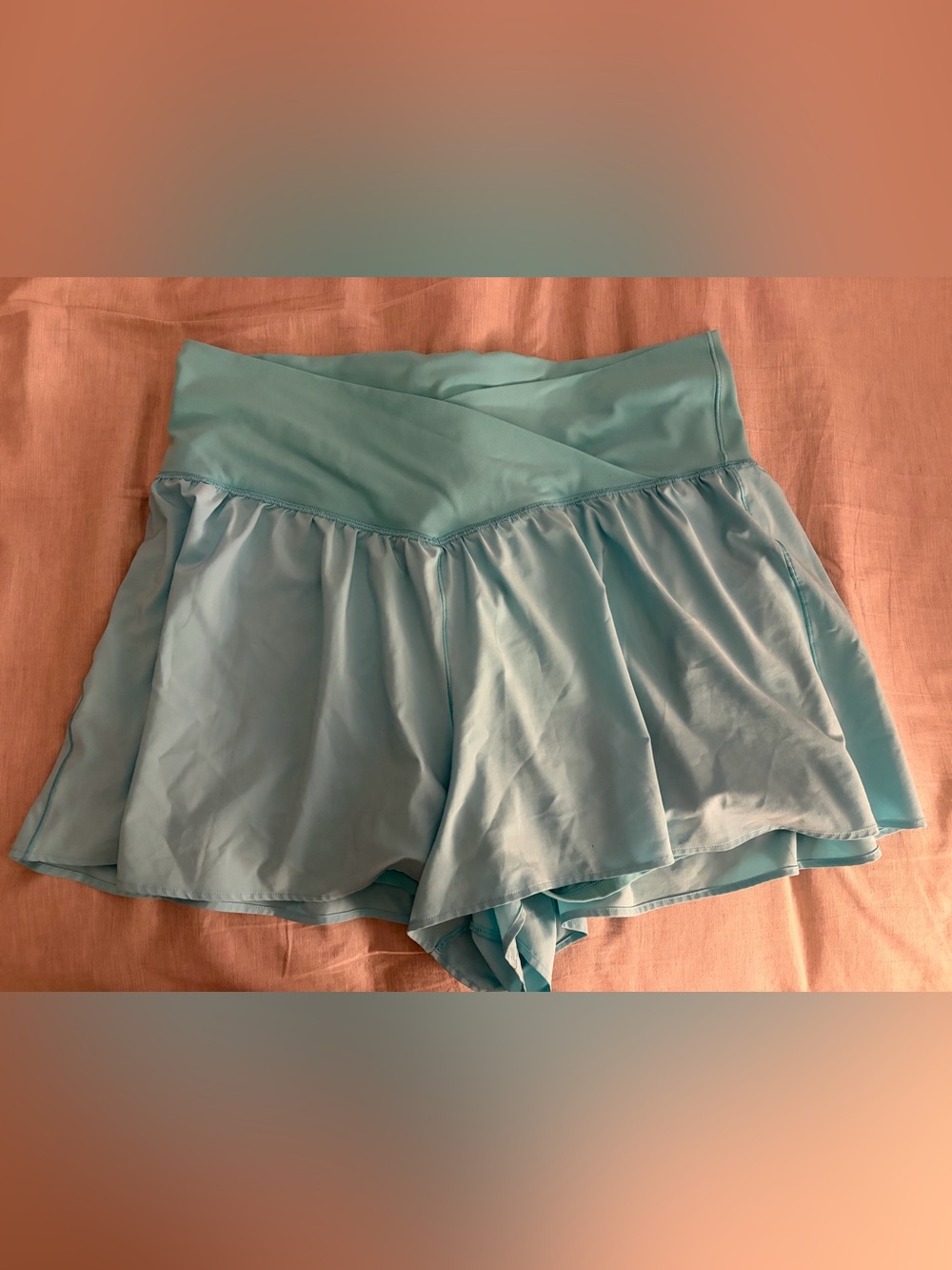 aerie Light Aqua Athletic Skort